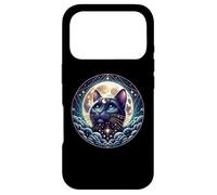 Mystical Cat Beneath a Radiant Full Moon Coque pour iPhone 17 Pro