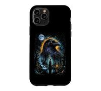 Mystical Céleste Raven & Lune Dark Fairycore Magic Forest Coque pour iPhone 11 Pro