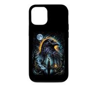 Mystical Céleste Raven & Lune Dark Fairycore Magic Forest Coque pour iPhone 12/12 Pro