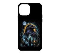 Mystical Céleste Raven & Lune Dark Fairycore Magic Forest Coque pour iPhone 12 Mini