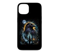Mystical Céleste Raven & Lune Dark Fairycore Magic Forest Coque pour iPhone 13