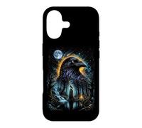 Mystical Céleste Raven & Lune Dark Fairycore Magic Forest Coque pour iPhone 17