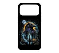 Mystical Céleste Raven & Lune Dark Fairycore Magic Forest Coque pour iPhone 17 Pro Max