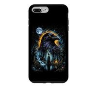 Mystical Céleste Raven & Lune Dark Fairycore Magic Forest Coque pour iPhone 7 Plus/8 Plus