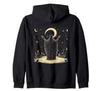 Mystical Celestial Night Ritual Wizard Sweat à Capuche