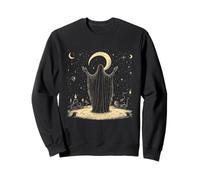 Mystical Celestial Night Ritual Wizard Sweatshirt