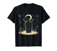 Mystical Celestial Night Ritual Wizard T-Shirt