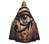 Mystical-Egypt-Eye-Of-Horus Cape à capuche pour adulte Costume d'Halloween