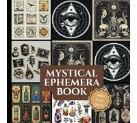 Mystical Ephemera Book: Scrapbooking | Stationary | Junk Journaling | Ephemera | Decoupage | Craft Paper Pad | Origami | Collage
