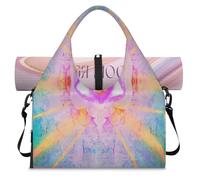 Mystical Eye Sac de sport pour homme et femme avec compartiment à chaussures pour yoga, gym, voyage, couleur, L, Organiseur de sac