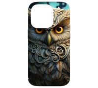 Mystical Fantasy Hibou - Art Magique Woodland Steampunk Coque pour iPhone 14 Pro