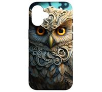 Mystical Fantasy Hibou - Art Magique Woodland Steampunk Coque pour iPhone 16