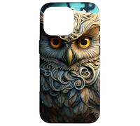 Mystical Fantasy Hibou - Art Magique Woodland Steampunk Coque pour iPhone 16 Pro