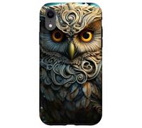 Mystical Fantasy Hibou - Art Magique Woodland Steampunk Coque pour iPhone XR