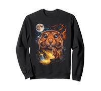 Mystical Gaufre Pleine Lune Nature Art Sweatshirt