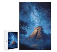 Mystical Mayan Pyramid Night Sky Puzzle 1000 Pièces Educa Jouet en Bois Cadeau Unique Décoration Intérieure Jeu Éducatif Challenge Toy Adultes Et Enfants À Partir De 14 Ans 1000 PCS