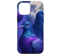 Mystical Pigeon Trio avec Full Moon Meme Art Coque pour iPhone 12 Mini