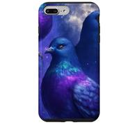Mystical Pigeon Trio avec Full Moon Meme Art Coque pour iPhone 7 Plus/8 Plus