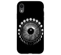 Mystical Psychedelic Eye Eye Moon Phases Coque pour iPhone XR