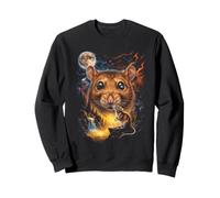 Mystical Rat Géant Pleine Lune Nature Art Sweatshirt