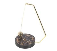 Mystical Talking Board Décideur avec pendule doré - Accessoire de bureau amusant et compact pour des décisions rapides, décoration d'intérieur unique avec six résultats possibles, idéal pour les