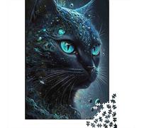 MysticBlackCat Casse-tête MoonlightMagic 1000 Pièces Papier Recy adeau Unisexe, Jeu De Famille Stimulant Et Difficile, Activité Et Cadeau Amusants 70x50cm/1000pcs