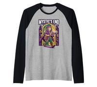 Mystics End Magical Realism RPG Fantasy Book Lover Gamer Manche Raglan