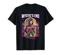 Mystics End Magical Realism RPG Fantasy Book Lover Gamer T-Shirt
