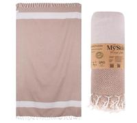 MyStilo® Serviette de plage - Serviette de sauna XXL - Serviette de bain épaisse et douce - 100 x 200 cm - Séchage rapide - Serviette de hammam de qualité supérieure pour hommes, femmes, yoga et
