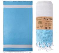 MyStilo® Serviette de plage - Serviette de sauna XXL - Serviette de bain épaisse et douce - 100 x 200 cm - Séchage rapide - Serviette de hammam de qualité supérieure pour hommes, femmes, yoga et