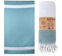 MyStilo Serviette de plage - Serviette de sauna XXL - Serviette de bain épaisse et douce - 100 x 200 cm - Séchage rapide - Serviette de hammam de qualité supérieure avec motif diamant pour hommes