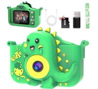 MYSTILUCK Appareil Photo Enfants, Caméra Numérique HD 1080P avec Écran 2,0" & Carte 32 Go, Jouet Appareil Photo pour Garçons & Filles, Enfants 3-12 Ans Noël & Anniversaire（Vert）