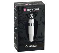 mystim Casanova - godemichet électrostimulation - blanc