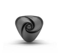 Mystim - Hearts Desire eStim Lay-On Vibrator Black