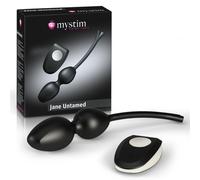 Mystim - Jane Untamed Geisha Balls Vibrator - Noir