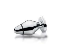 Mystim Plug anal Little John S Électrostimulation Aluminium Argent