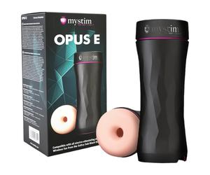 mystim Opus E Donut - masturbateur électrique (naturel-noir)