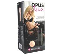 mystim OPUS Mica - masturbateur réaliste (naturel-noir)
