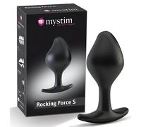 mystim - plug anal électrostimulation petit - silicone noir