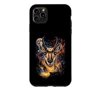 Mystique Antilope D'Amérique Pleine Lune Art Nature Coque pour iPhone 11 Pro Max