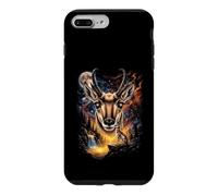 Mystique Antilope D'Amérique Pleine Lune Art Nature Coque pour iPhone 7 Plus/8 Plus