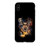 Mystique Antilope D'Amérique Pleine Lune Art Nature Coque pour iPhone XS Max