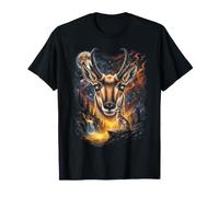 Mystique Antilope D'Amérique Pleine Lune Art Nature T-Shirt