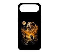 Mystique Cochon d'Inde Hurlant à la forêt Lunaire Coque pour iPhone Air