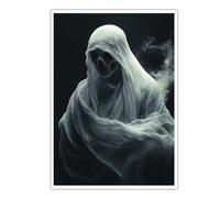 Mystique Dark Canvas Wall Art Prints Oeuvre Peinture fantomatique Affiches modernes Photo Unique Design esthétique pour la laverie Decor 90x155cm sans cadre