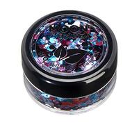 Mystique Eco Chunky Glitter de Moon Glitter biodégradable - 100% Cosmétique Bio Glitter pour visage, corps, ongles, cheveux et lèvres - 3g - Enchanté