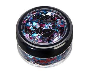 Mystique Eco Chunky Glitter de Moon Glitter biodégradable - 100% Cosmétique Bio Glitter pour visage, corps, ongles, cheveux et lèvres - 3g - Enchanté