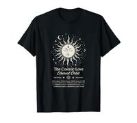 Mystique Soleil et Lune Design - Cosmique Astro Zodiac T-Shirt