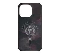 Mystique Soleil Lune Art Esthétique Spirituel Conception Coque pour iPhone 13 Pro