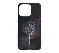 Mystique Soleil Lune Art Esthétique Spirituel Conception Coque pour iPhone 15 Pro Max